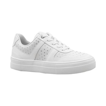 Tenis-Casual-Branco-Pontos-Brilho-|-Comfort-Tamanho--34---Cor--BRANCO-0